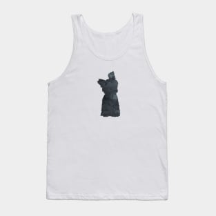 Yorkshire Terrier, Yorkie, Black Dog Tank Top